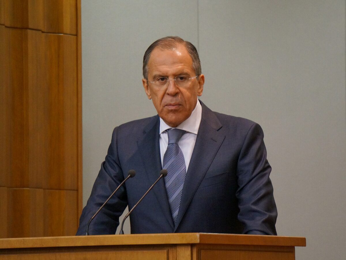 Russian Foreign Minister Sergey Lavrov, 2007.